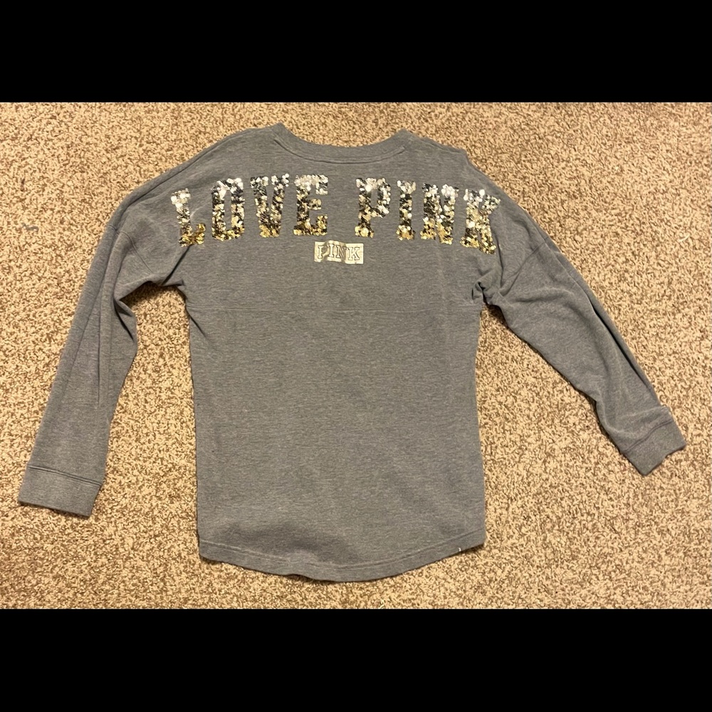 Pink gray with Gold sequence
